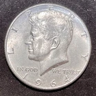 1964 P Kennedy Half Dollar- AU/BU Condition  90% Silver