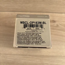 Lutron MSCL-OP153M-BL Maestro Motion Sensor Dimmer Switch Multi Loc - Black