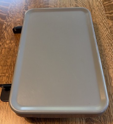 folding wall table plastic tray metal brackets 16 x 10 RV Compact Space Saver