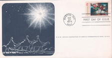 USPS FDC #1701 1976 13c Jackson Christmas Nativity Postmaster of America ST3658
