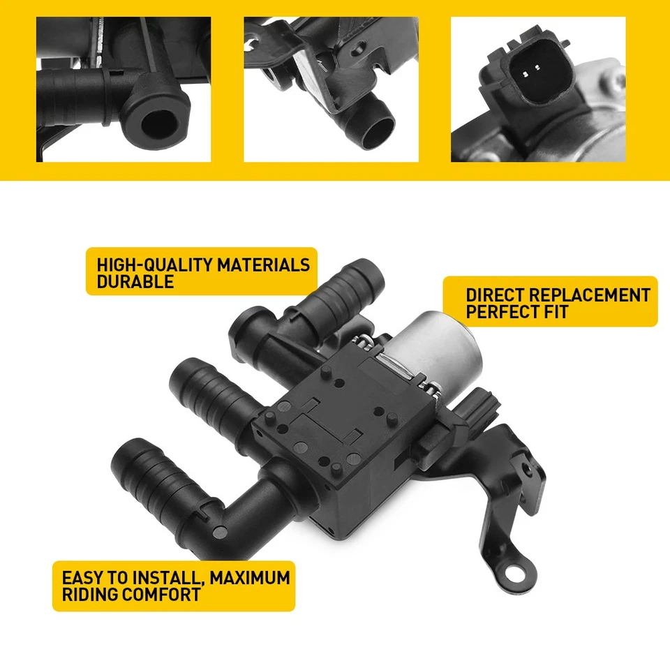 3X Válvula de control de calefacción para Ford F-150 2018-20 5,0 L Edge 13-14 Taurus 13-17 2,0 L Foto 3 de 4