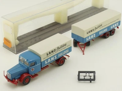 Brekina 74102 Büssing 8000 Hängerzug Lanz Bulldog HZ 1:87 wie NEU! OVP 1706-22 - Bild 1 von 3