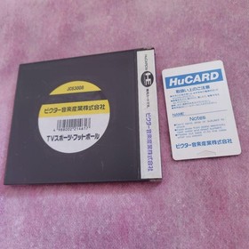 PC Engine Hu Card TV Sports Football