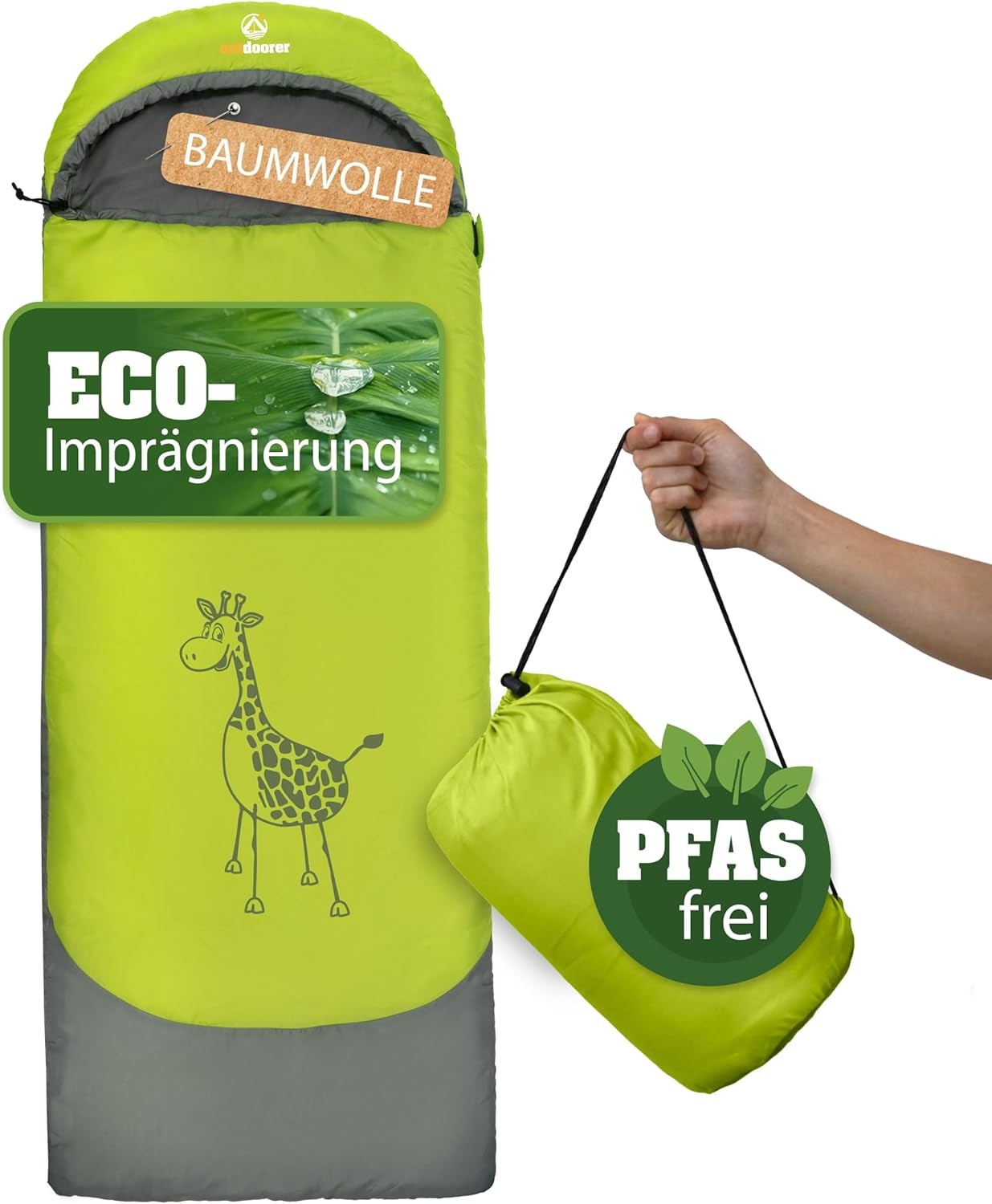 Saco de dormir para niños Dream Express al aire libre camping al aire libre