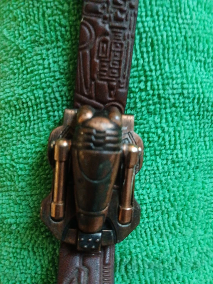 复古星球大战手表皮革表带达斯·维德 — 第 2/4 张图片