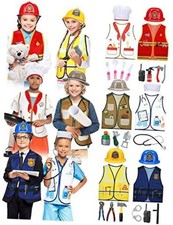 6 Sets Kids Dressing up Costumes, Toddler Dressing up and Pretend for Age 6