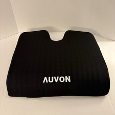 NEW AUVON Anti-Slip Wheelchair Gel Cushion 18" x 16" x 3" Thick Black
