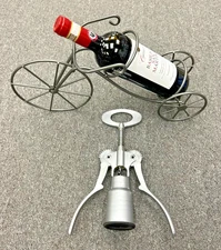 NOS Campagnolo Big Luso Satin Corkscrew w/Original Packaging, Wine Bottle Holder