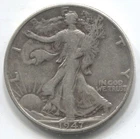 1947- WALKING LIBERTY HALF DOLLAR -90% SILVER - LOT # 268