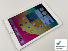 Apple iPad 6th Gen. - 128GB Wi-Fi 9.7" - Silver - A1893 - Good Cond - 76 Bat.