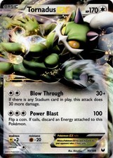 Tornadus EX 90/108 Holo EX Rare Dark Explorers Pokemon Lightly Played