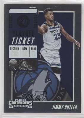 2018-19 Panini Contenders Playoff Ticket /199 Jimmy Butler #41 7zf