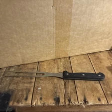 Ronco Showtime Six Star Kitchen Carving Fork  Stainless Steel # 12