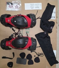 Asterisk Knee Brace Medium Red And Black Motocross 