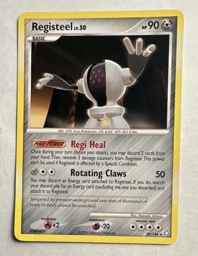 Registeel 39/146 Legends Awakened Rare Pokemon TCG 2008