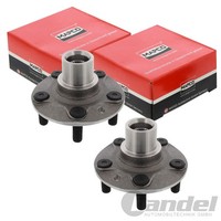 2X Mapco Radnabe Hinten Beidseitig Passend FüR Land Rover Freelander | 26995