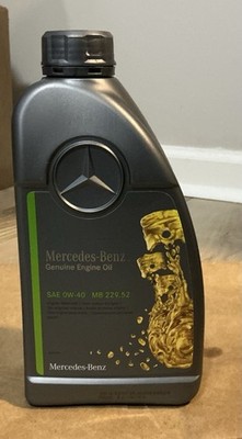 7 Liters - Mercedes-Benz Genuine SAE 0W-40 Fully Synthetic Engine Oil - 1 Liter