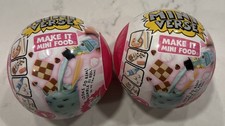 MGA Miniverse Make It Mini Food Diner Series 1 Sealed Set of 2 New Blind Balls