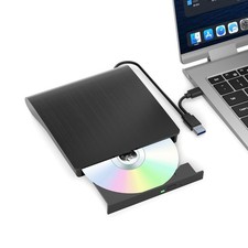 External Blu Ray Drive, Support 50G Disc Read/Write Bluray Drives, Portable...