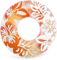 Intex Clear Tropical Schwimmring Schwimmreifen Aufblasbar Ab 9 Jahre Orange