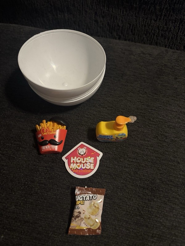 Mini Brand Ball Mac And Cheese Duck Fries And House