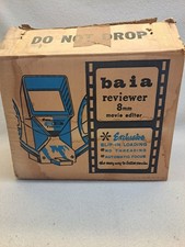 Baia Reviewer 8mm Movie Editor in Working Order in Box With All Paperwork