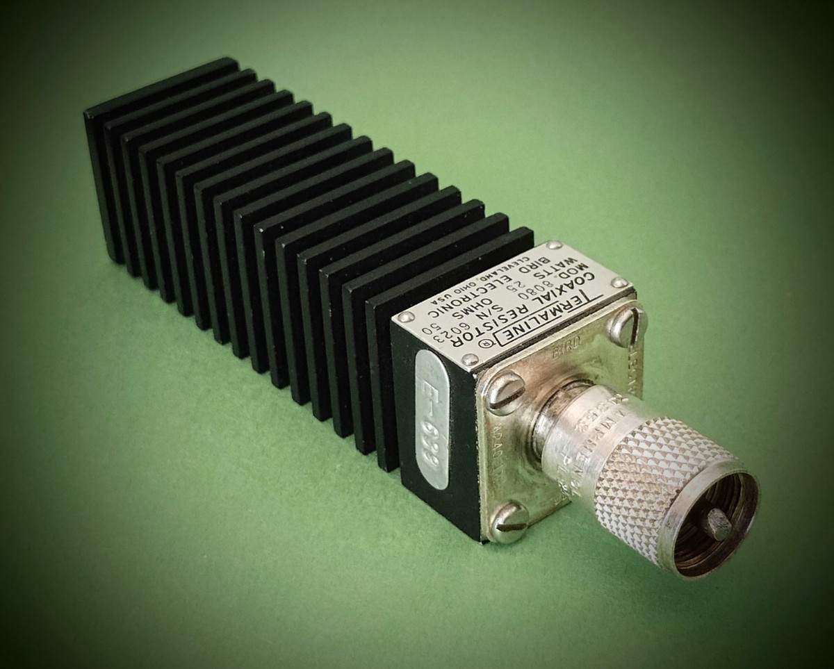 その他 Bird Termaline Coaxial Resistor Bird Electronic 25 Watt 50Ω Termaline Coaxial Resistor Model 8080
