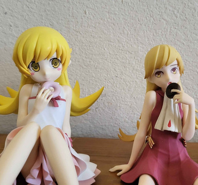 Set of 2 Monogatari Series - Oshino Shinobu Anime Figures (Banpresto)