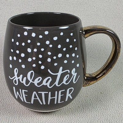 Threshold Brown Gold Sweater Weather Coffee Mug