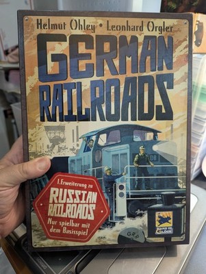GERMAN RAILROADS Board Game Expansion 100% COMPLETE UNPUNCHED 2015 need BASEGAME