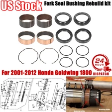 Fork Seals Kit 06-10 GL1800 Goldwing FOR Honda Oil Dust Wipers Bushings