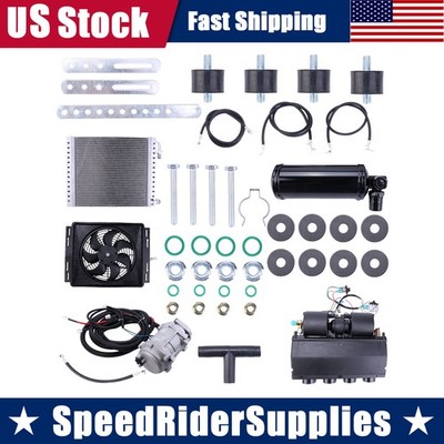 12V Electric Cool&Heat Universal Underdash Air Conditioner DC Auto Car A/C Kit