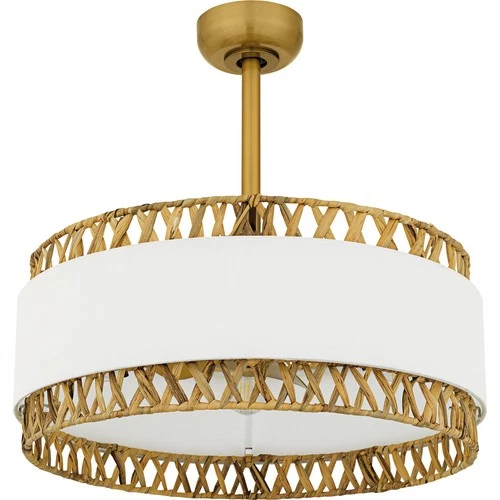 Brushed Gold  Fan Light from the Kate Collection - Picture 2 of 6