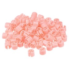 150Pack Clothes Hanger Markers Blank Tags Fit 3.5mm Rod Light Pink