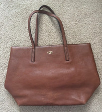 Borsa a tracolla UGG Sera donna in pelle marrone cammello