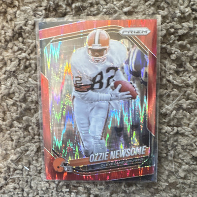 Panini Prizm 2025 Ozzie Newsome #60 Cleveland Browns Red Parallel Card