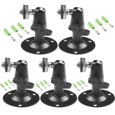 Coaxuhf Security Wall Mount 5 Pcs Metal Outdoor Indoor Camera Bracket Mount f...