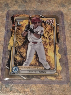 2024 Bowman Draft Seaver King Gold Nugget Die Cut /49 Nationals