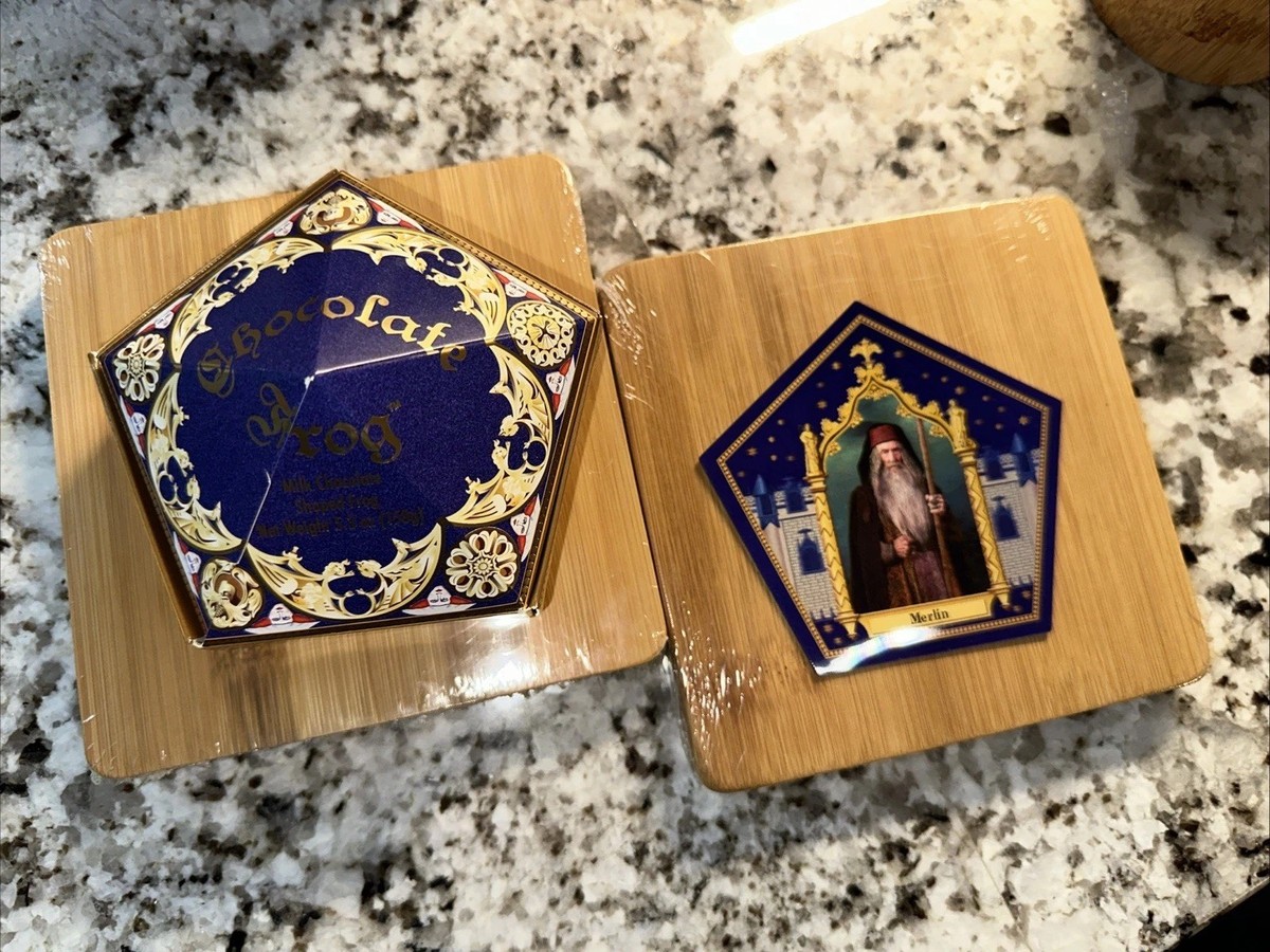 Merlin Chocolate Frog Card Wizarding World Harry Potter