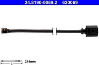 Ate 24.8190-0069.2 Warnkontakt, Bremsbelagverschleiß FüR Porsche