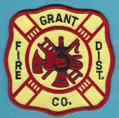 GRANT COUNTY WASHINGTON FIRE RESCUE DISTRICT 3 PATCH