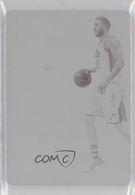 2016-17 Flawless Dual Patch Auto Printing Plate Magenta 1/1 Gordon Hayward 2oe