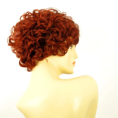 short wig for women curly intense coppery ref: FRANCINE 350 PERUK - Picture 7 of 9