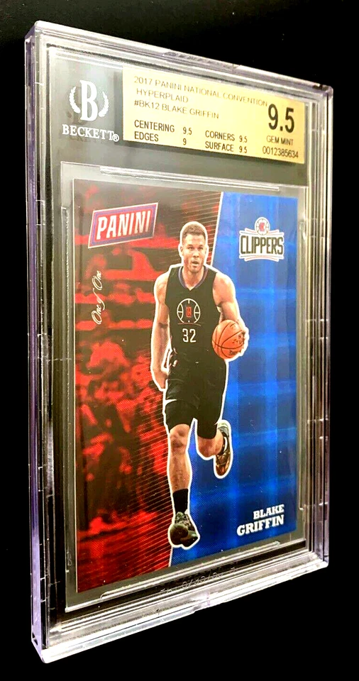 BGS 9.5 2017 SICK HYPERPLAID 1/1 NATIONAL CONVENTION BLAKE GRIFFIN G1664 - Image 2 of 3