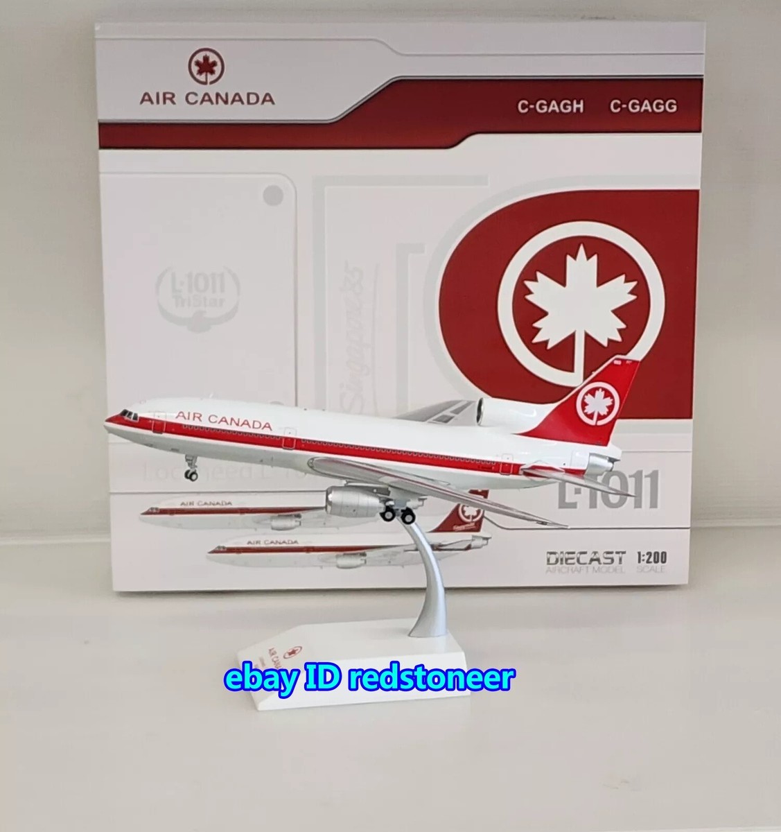 JC Wings 1:200 L-1011-500 Tristar Air Canada C-GAGH with JC Wings 1:200 L-1011-500 Tristar Air Canada C-GAGH with