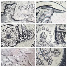 8 Lot Quarters Errors Die Chips Variety Years AZ Drummer boy SC DL VT Spitting