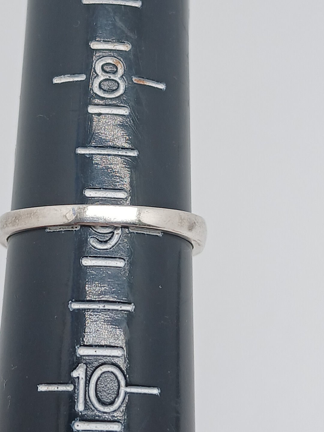 Sterling Silver Ring Solitaire Marked NF 925 Fila… - image 2