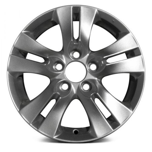 Wheel For 2008-2012 Honda Accord 16x6.5 Alloy 5 Double Spoke Silver Metallic