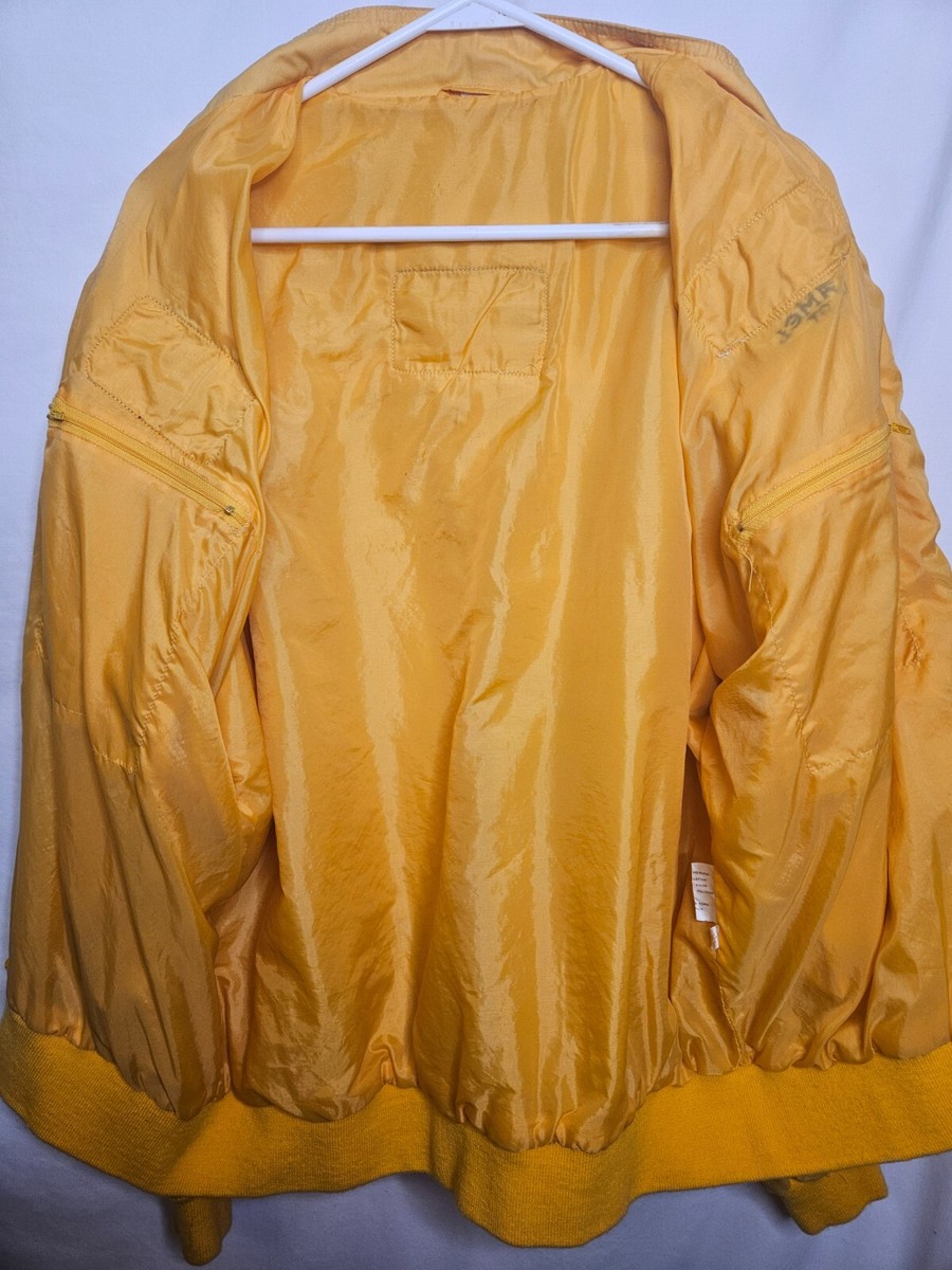 Vintage Camel GT Racing Jacket Yellow with Custom Badges XL