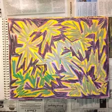 Drawing 11X14" Oil Pastel on Paper